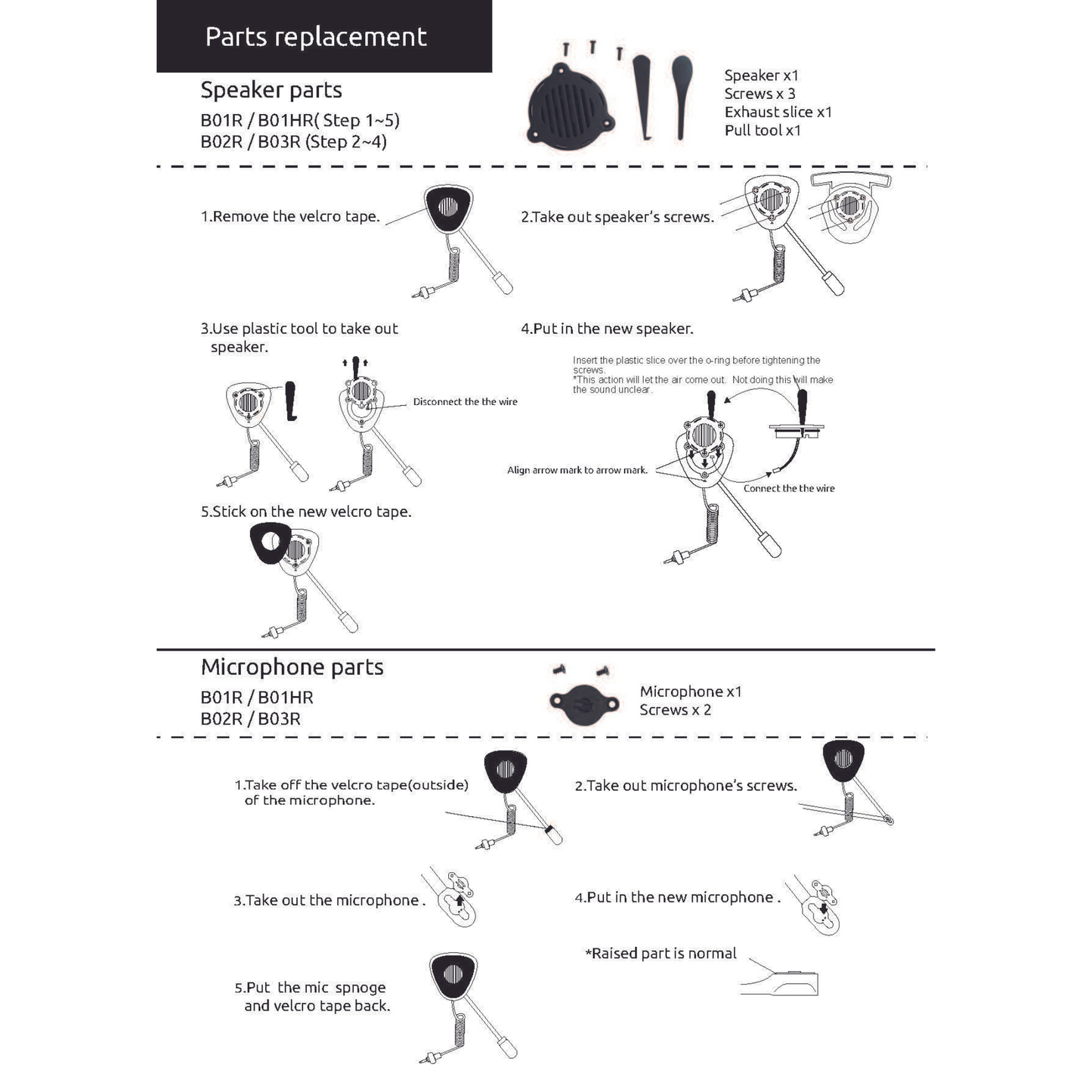Repairing Microphone Component