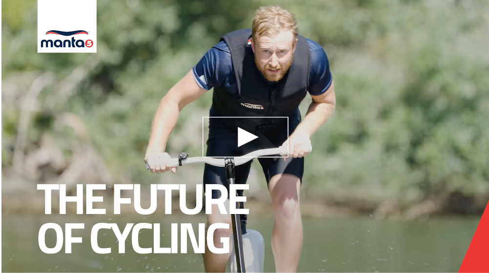 Load video: Manta5 Hydrofoil eBike