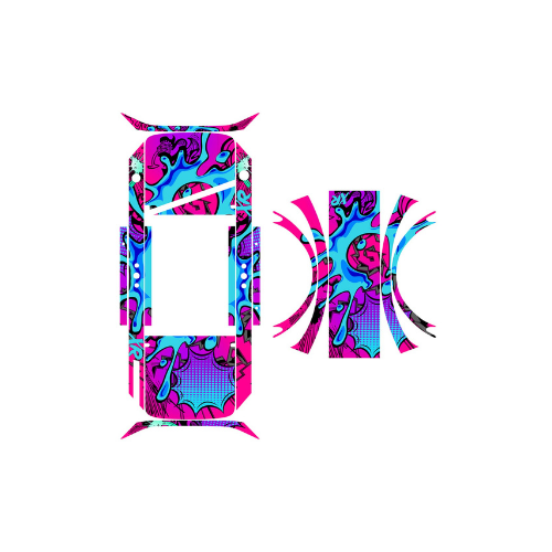 XR Plus - Zany Design Pink Full Wrap